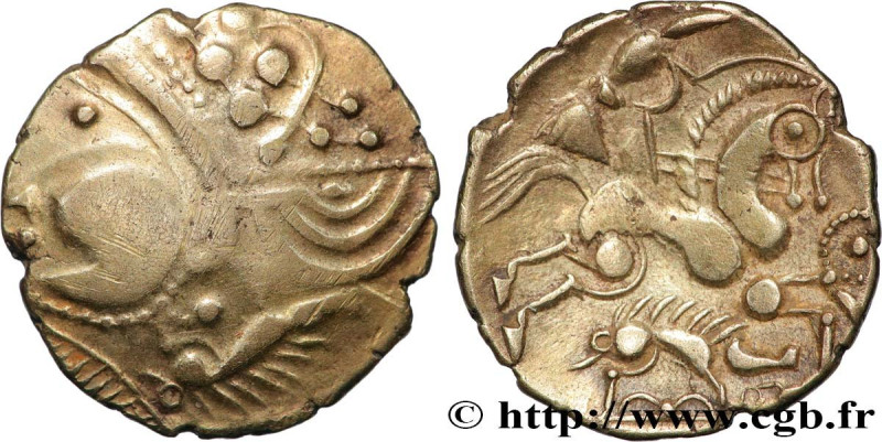 GALLIA - AULERCI EBUROVICES (Area of Évreux)
Type : Hémistatère aux sangliers et...
