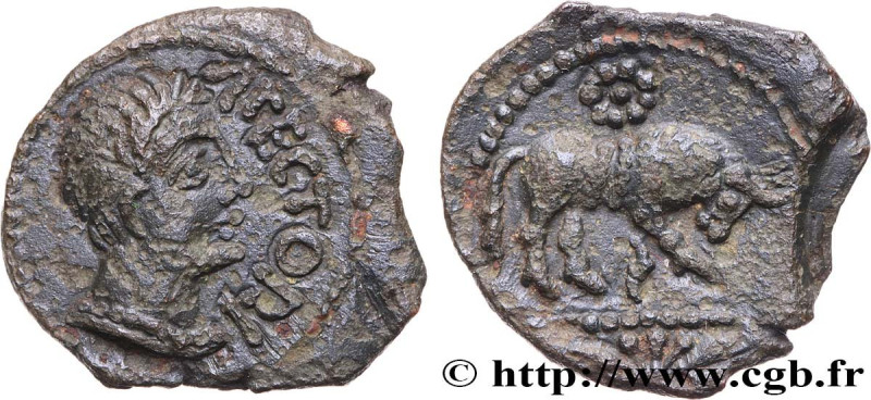 GALLIA - SANTONES / MID-WESTERN, Unspecified
Type : Bronze ATECTORI (quadrans) 
...