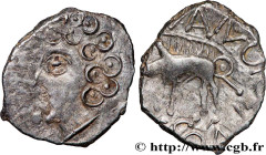 GALLIA BELGICA - SEQUANI (Area of Besançon)
Type : Denier SEQVANOIOTVOS 
Date : c. 57-50 AC. 
Metal : silver 
Diameter : 16,5  mm
Orientation dies : 3...