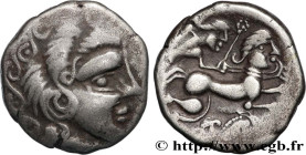 VENETI (Area of Vannes)
Type : Statère d'argent à l’hippocampe - classe I var.2 
Date : c. 60-50 AC. 
Mint name / Town : Vannes (56) 
Metal : silver 
...