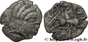 VENETI (Area of Vannes)
Type : Statère de billon au cheval octopède et à l’hippocampe 
Date : c. 60-50 AC. 
Mint name / Town : Vannes (56) 
Metal : bi...