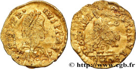 COINAGE OF THE BURGUNDIANS OR VISIGOTHS
Type : Tremissis 
Date : VIe siècle 
Date : s.m. 
Mint name / Town : Atelier indéterminé 
Metal : gold 
Milles...
