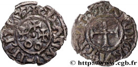 ODO
Type : Obole 
Date : c. 888-898 
Date : n.d. 
Mint name / Town : Angers 
Metal : silver 
Diameter : 15,5  mm
Orientation dies : 1  h.
Weight : 0,4...