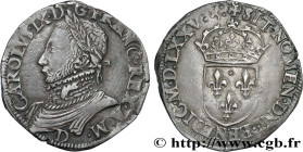 HENRY III. COINAGE IN THE NAME OF CHARLES IX
Type : Teston, 11e type 
Date : 1575 (MDLXXV) 
Mint name / Town : Lyon 
Quantity minted : 70176 
Metal : ...
