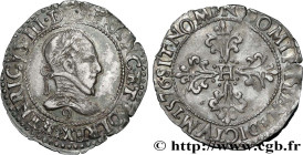 HENRY III
Type : Quart de franc au col plat 
Date : 1576 
Mint name / Town : Rennes 
Metal : silver 
Millesimal fineness : 833  ‰
Diameter : 26  mm
Or...