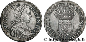 LOUIS XIV "THE SUN KING"
Type : Écu à la mèche longue 
Date : 1648 
Mint name / Town : Bordeaux 
Quantity minted : 22741 
Metal : silver 
Millesimal f...