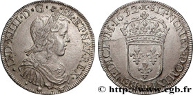 LOUIS XIV "THE SUN KING"
Type : Demi-écu à la mèche longue 
Date : 1652 
Mint name / Town : Lyon 
Quantity minted : 69333 
Metal : silver 
Millesimal ...