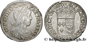 LOUIS XIV "THE SUN KING"
Type : Douzième d'écu de Béarn à la mèche longue 
Date : 1660 
Mint name / Town : Pau 
Metal : silver 
Millesimal fineness : ...