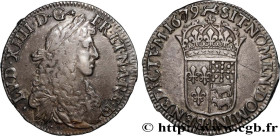 LOUIS XIV "THE SUN KING"
Type : Écu au buste juvénile du Béarn, 2e type 
Date : 1679 
Mint name / Town : Pau 
Metal : silver 
Millesimal fineness : 91...