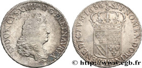 LOUIS XIV "THE SUN KING"
Type : Écu de Flandre dit “au buste âgé” 
Date : 1686 
Mint name / Town : Lille 
Quantity minted : 235000 
Metal : silver 
Mi...