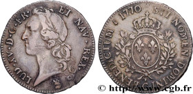 LOUIS XV THE BELOVED
Type : Écu dit "au bandeau" 
Date : 1770 
Mint name / Town : Caen 
Quantity minted : 6256 
Metal : silver 
Millesimal fineness : ...