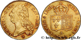 LOUIS XVI
Type : Double louis d’or aux écus accolés 
Date : 1786 
Mint name / Town : Paris 
Quantity minted : 2641702 
Metal : gold 
Millesimal finene...