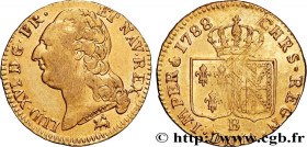 LOUIS XVI
Type : Louis d'or aux écus accolés 
Date : 1788 
Mint name / Town : Rouen 
Quantity minted : 30229 
Metal : gold 
Millesimal fineness : 917 ...