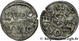 LOUIS THE PIOUS
Type : Obole 
Date : c. 819-822 
Mint name / Town : Tours 
Metal : silver 
Diameter : 17  mm
Orientation dies : 11  h.
Weight : 0,81  ...