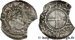 LOUIS VI D'OUTREMER / TRANSMARINUS
Type : Denier au portrait 
Date : (936-954) 
Date : n.d. 
Mint name / Town : Chinon 
Metal : silver 
Diameter : 21 ...