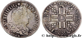 LOUIS XIV "THE SUN KING"
Type : Demi-écu aux huit L, 1er type, 2e buste 
Date : 1693 
Mint name / Town : Tours 
Metal : silver 
Millesimal fineness : ...