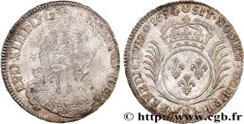 LOUIS XIV "THE SUN KING"
Type : Demi-écu aux palmes 
Date : 1694 
Mint name / Town : Tours 
Metal : silver 
Millesimal fineness : 917  ‰
Diameter : 34...