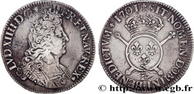 LOUIS XIV "THE SUN KING"
Type : Écu aux insignes 
Date : 1701 
Mint name / Town : Tours 
Metal : silver 
Millesimal fineness : 917  ‰
Diameter : 41  m...