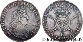LOUIS XIV "THE SUN KING"
Type : Demi-écu aux insignes 
Date : 1701 
Mint name / Town : Tours 
Metal : silver 
Millesimal fineness : 917  ‰
Diameter : ...