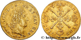 LOUIS XIV "THE SUN KING"
Type : Louis d'or aux insignes 
Date : 1704 
Mint name / Town : Paris 
Quantity minted : 20508 
Metal : gold 
Millesimal fine...