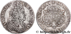 LOUIS XIV "THE SUN KING"
Type : Écu aux trois couronnes 
Date : 1711 
Mint name / Town : Tours 
Quantity minted : 445690 
Metal : silver 
Millesimal f...