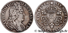 LOUIS XIV "THE SUN KING"
Type : Dixième d'écu aux trois couronnes 
Date : 1714 
Mint name / Town : Tours 
Quantity minted : 22221 
Metal : silver 
Mil...