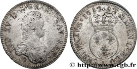 LOUIS XV THE BELOVED
Type : Écu dit “vertugadin” 
Date : 1717 
Mint name / Town : Tours 
Quantity minted : 220919 
Metal : silver 
Millesimal fineness...