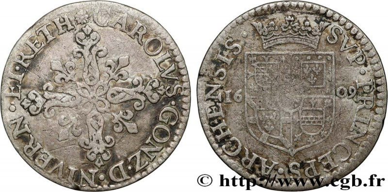 ARDENNES - PRINCIPALITY OF ARCHES-CHARLEVILLE - CHARLES I GONZAGA
Type : Pièce d...