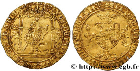 FLANDERS - COUNTY OF FLANDERS - PHILIP THE GOOD
Type : Lion d'or 
Date : (1454-1460) 
Date : n.d. 
Quantity minted : 569659 
Metal : gold 
Millesimal ...