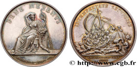 INSURANCES
Type : Médaille, Compagnie d’assurance 
Date : 1772/1859 
Metal : silver 
Diameter : 42,5  mm
Weight : 35,93  g.
Edge : gravée : BR DE POTT...