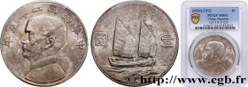 CHINA
Type : 1 Dollar Sun Yat-Sen an 23 
Date : 1934 
Quantity minted : 128740000 
Metal : silver 
Millesimal fineness : 880  ‰
Diameter : 39  mm
Orie...