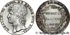 ITALY - KINGDOM OF NAPLES - JOACHIM MURAT
Type : Piastre de 12 Carlini, 1er type 
Date : 1810 
Mint name / Town : Naples 
Quantity minted : --- 
Metal...