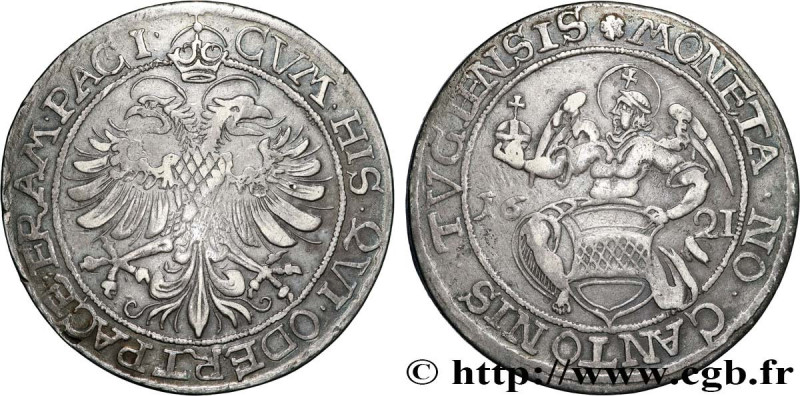 SWITZERLAND - CANTON OF ZUG
Type : Thaler 
Date : 1621 
Metal : silver 
Diameter...