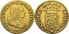 FERNANDO VI. Méjico. Escudo. 1757. MM. Rara