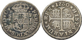 FERNANDO VI. Sevilla. 1/2 real. 1750. PJ