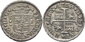 FERNANDO VI. Sevilla. 1/2 real. 1753. PJ. EBC+. Atractiva. Rara