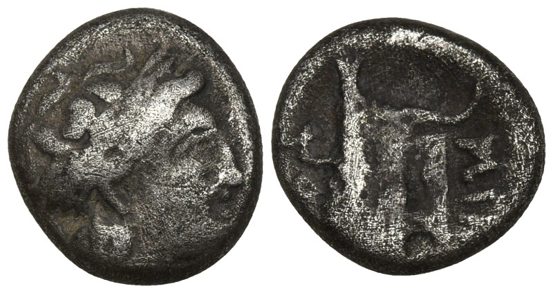 Greek coins. Ar 1,17g, 9,4mm.