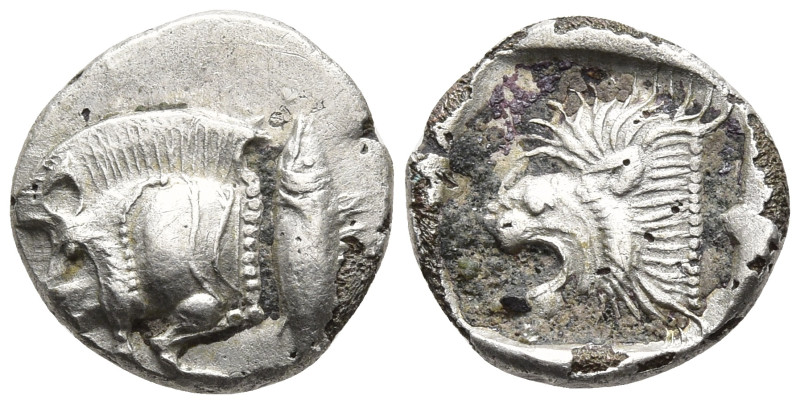 Greek coins. Ar 0,96g, 9,1mm.