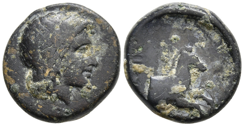 Greek coins, Æ 2,43g, 13,7