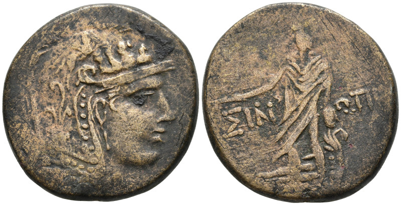 Paphlagonia, Sinope Æ 31mm. Time of Mithradates VI Eupator, circa 105-90 or 90-8...