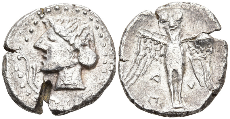 PONTOS, Amisos (as Peiraieos). Circa 435-370 BC. AR Siglos – Drachm 5,02g 18,3mm...