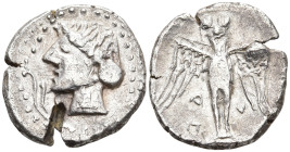 PONTOS, Amisos (as Peiraieos). Circa 435-370 BC. AR Siglos – Drachm 5,02g 18,3mm 3h. Persic standard. Ar–, magistrate. Head of Hera left, wearing orna...