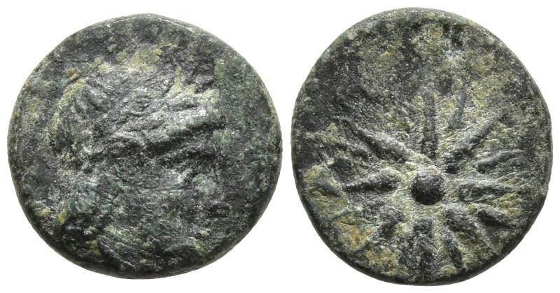 Greek coins, Æ 0,93g, 10,3mm.