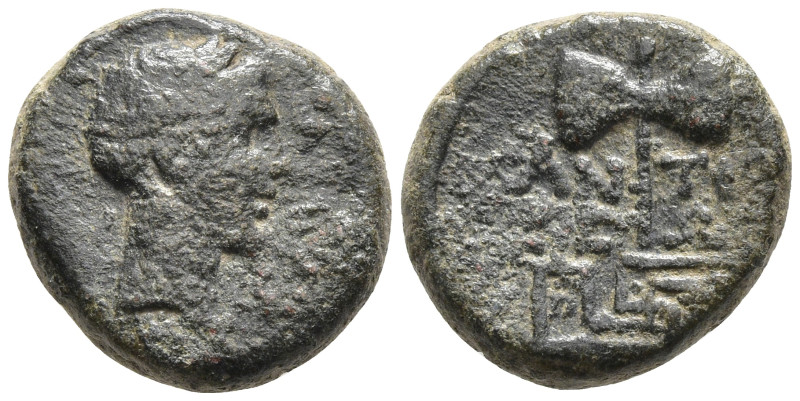 Greek coins, Æ 2,56g, 12,6mm.
