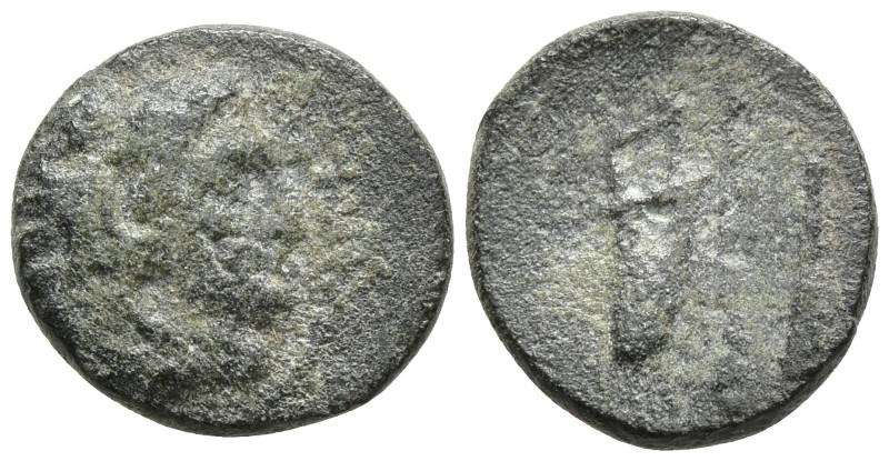 Greek coins, Æ 1,15g, 10,5mm.