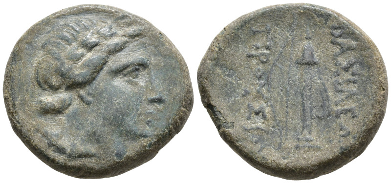 Greek coins, Æ 4,91g, 18,1mm.