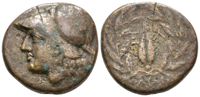 Greek coins, Æ 3,19g, 15,1mm.