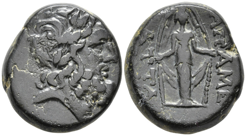 Phrygia, Apameia Æ 20mm. Circa 138-48 BC. Kelaino-, and Leont-, magistrates. Lau...