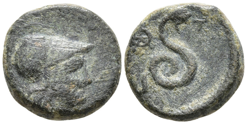 Greek coins, Æ 2,39g, 12,8mm.