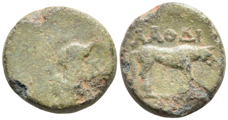 Greek coins, Æ 2,37g, 14,1mm.